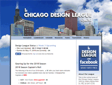 Tablet Screenshot of chicagodesignleague.com